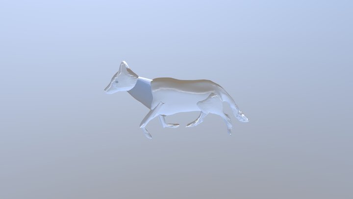 Black Wolf 3D Model