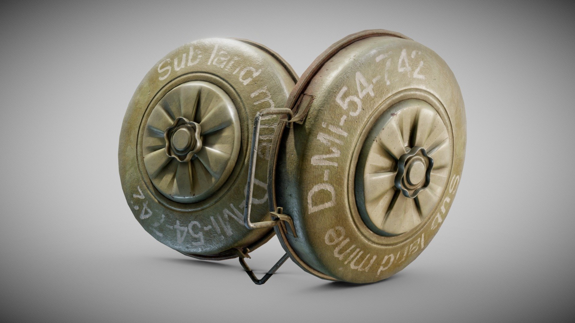 Anti Land Mine Buy Royalty Free 3D model by flawlessnormals