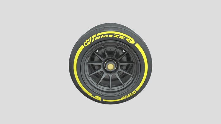 F1 wheel 3D Model