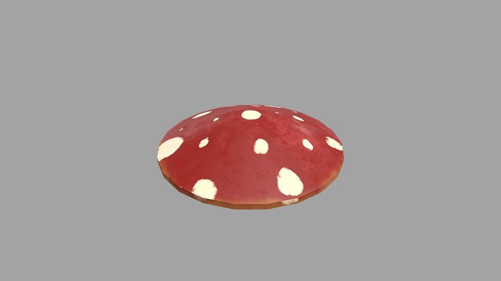 mushroom cap 1 3D Model