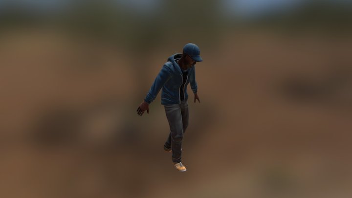 Solid Snake Funny Sneak 3D Model