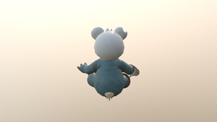 Gruzzly the Bear - Merchant NPC 3D Model