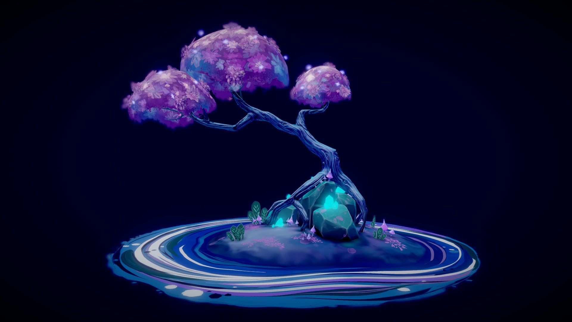 Magic Tree -Week 2 - Sketchfabweeklychallenge - Buy Royalty Free 3D ... image.