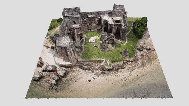Old Fort (Gereza) Kilwa Kisiwani Tanzania 3D Model