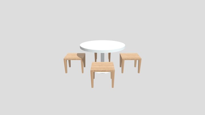 Round Table And Small Chairs