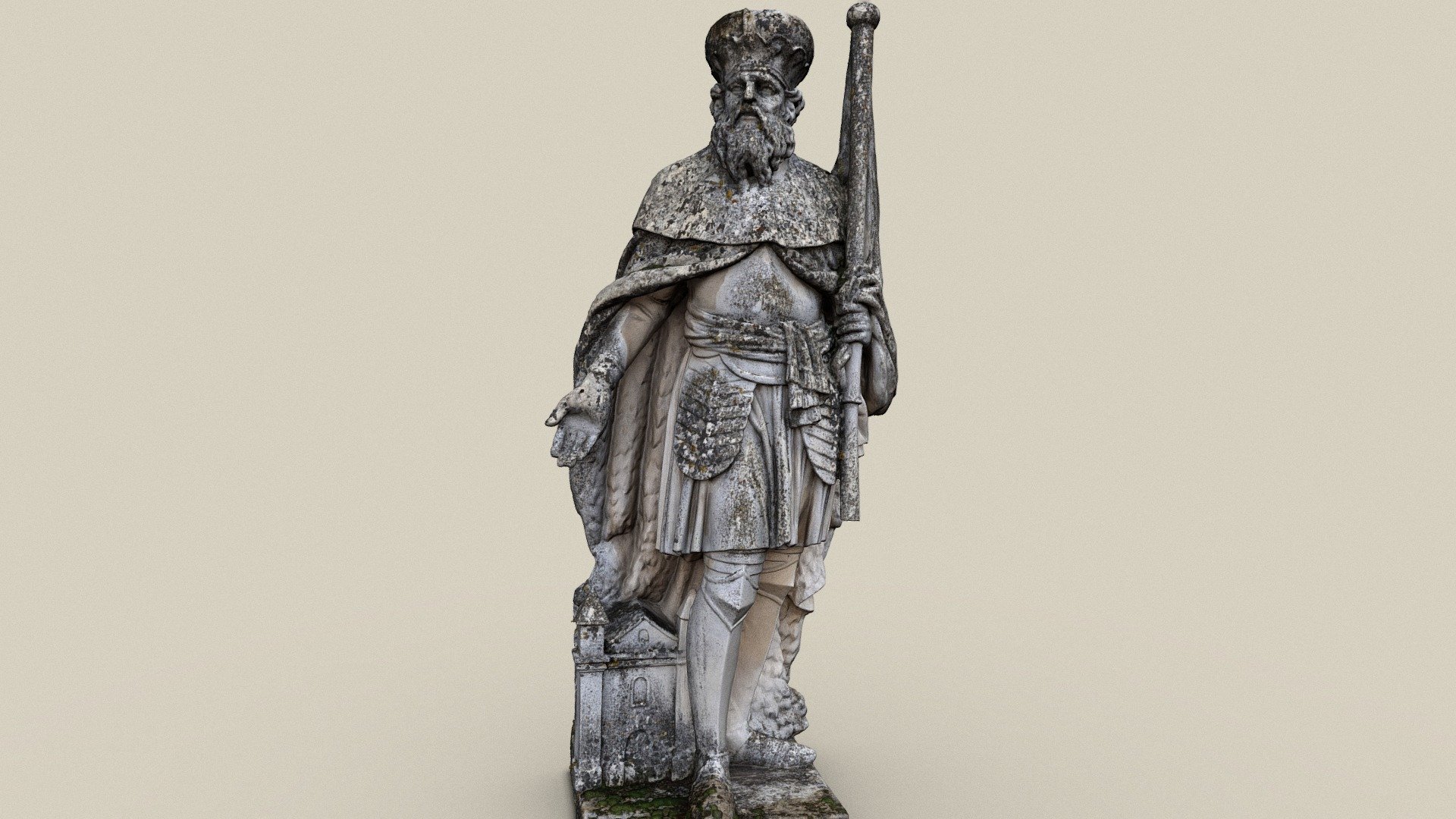 Hl. Leopold — Sketchfab embed 3D viewer