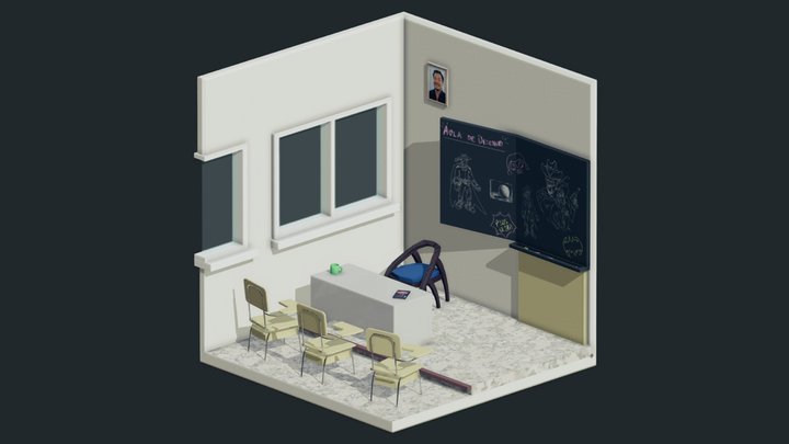 [Trabalho] Sala de Aula 3D Model