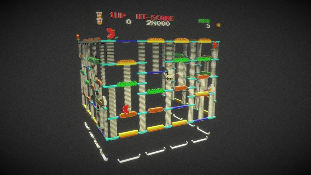 Burgertime 3D