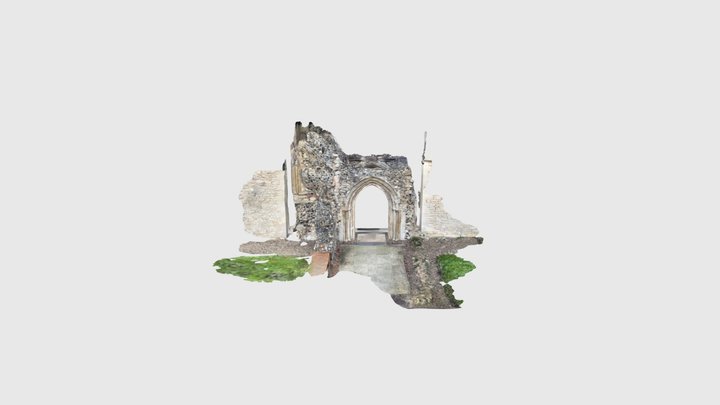 Norwich Cathedral entrance 3D Model