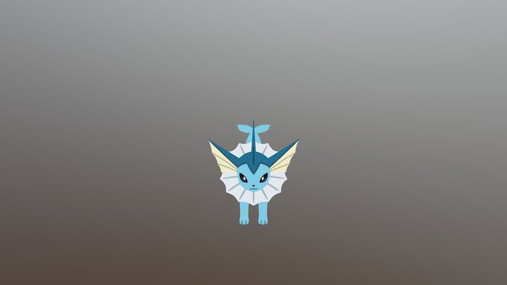 Vaporeon Mark 3D Model
