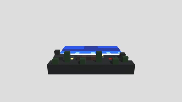 Black Sand Beach - Voxel 32x32 – Modello 3D gratuito STL
