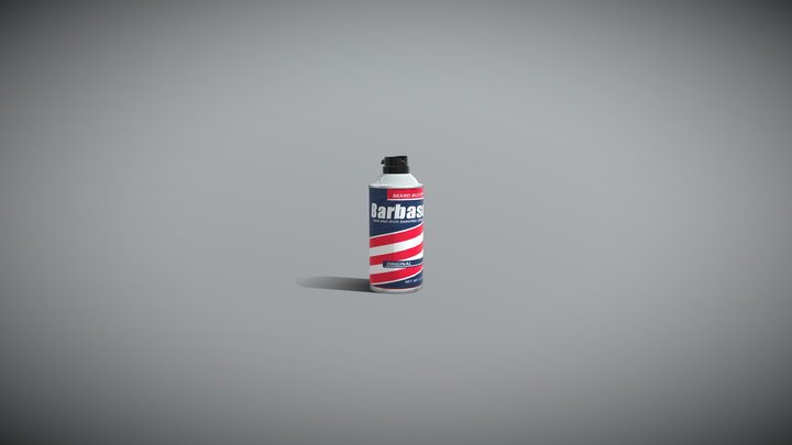 Barbasol Can 3D Model