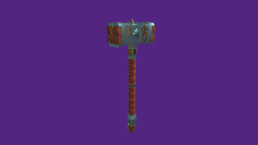 Ancient Crystal Warhammer