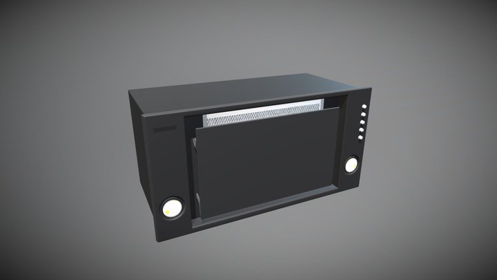 Kitchen Hood Model 3D fbx 3D Model