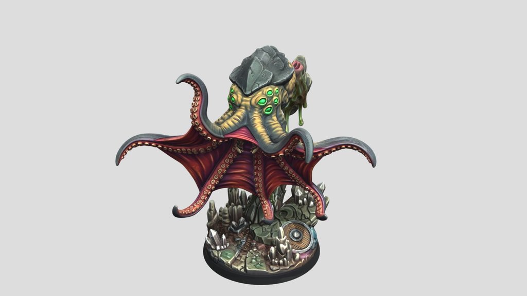 Darkmantle Attacking