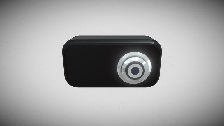HD Camera lowpoly 3D Model
