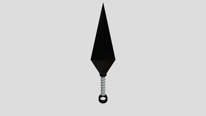 Kunai knife 3D Model