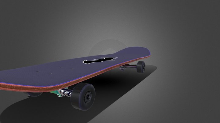 skateboard texturing challenge 3D Model