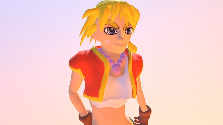 Chrono Cross - Kid Fan Art 3D Model