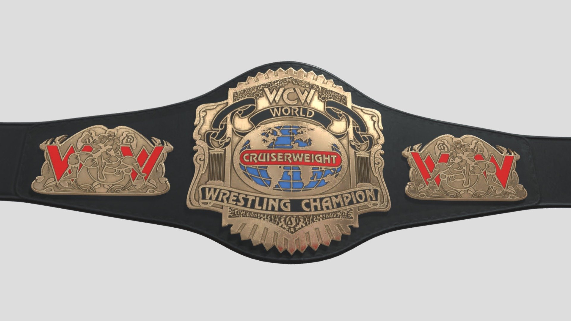 WCW - CRUISERWEIGHT WORLD WRESTLING CHAMPION - Download Free 3D model ...