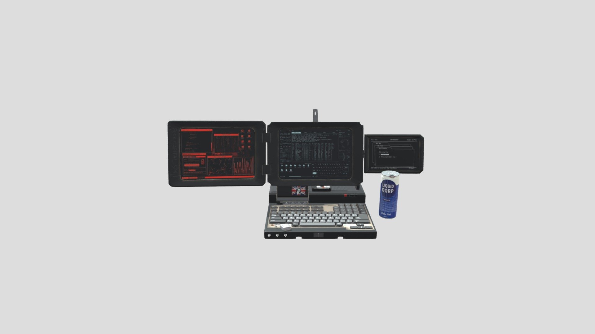 UK Punk Computer (TP5 A22) - 3D model by Emma Dionne (@emma.dionne ...
