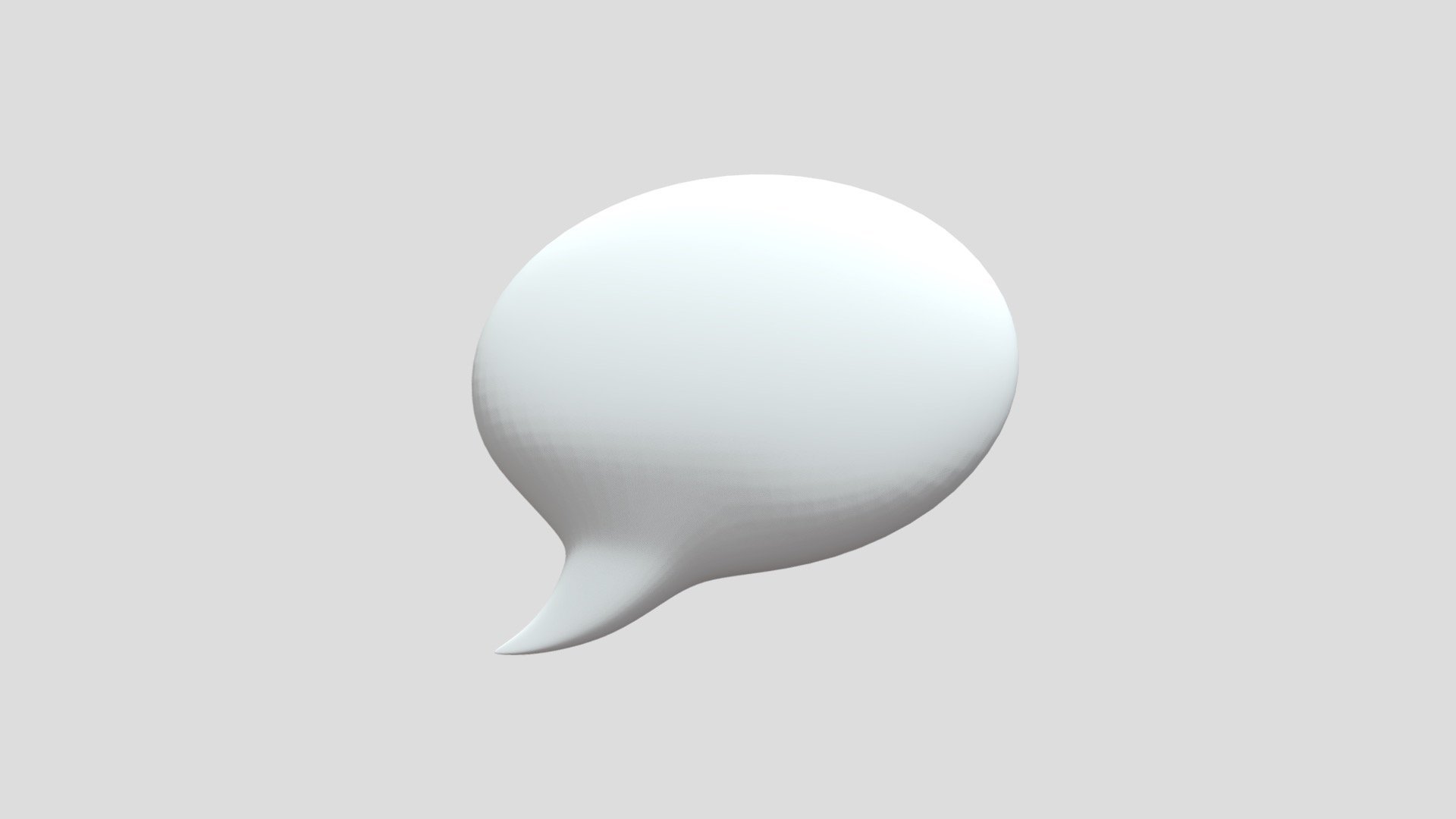 Speech Bubble - Buy Royalty Free 3D model by Ed+ (@EDplus) [4e4a134 ...