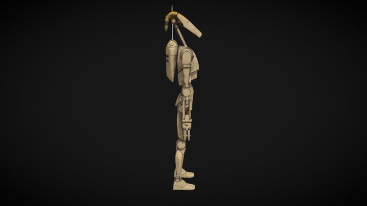 Combat Droid - Star Wars 3D Model