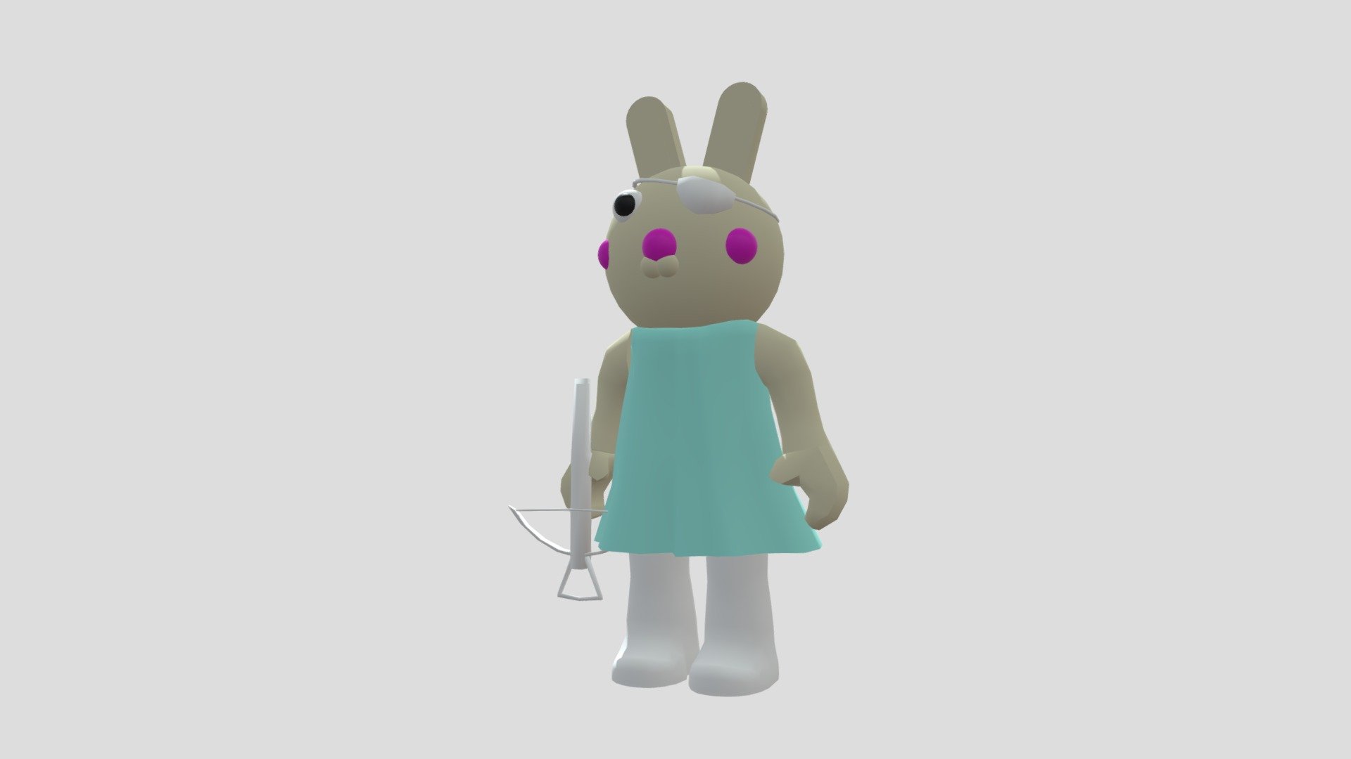 Bunny From Piggy - 3D model by theredstoneretrivers [4e4a488] - Sketchfab