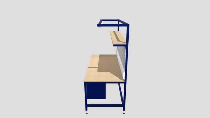 Full Bench 3D Model