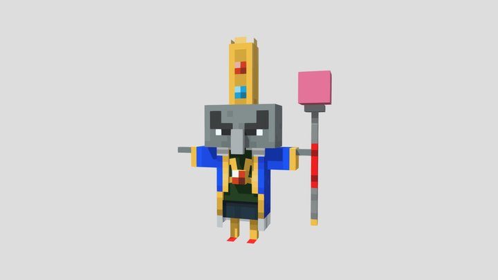 Arch-Illager (Minecraft Dungeons) 3D Model