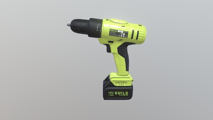 Drill 1500tri 3D Model