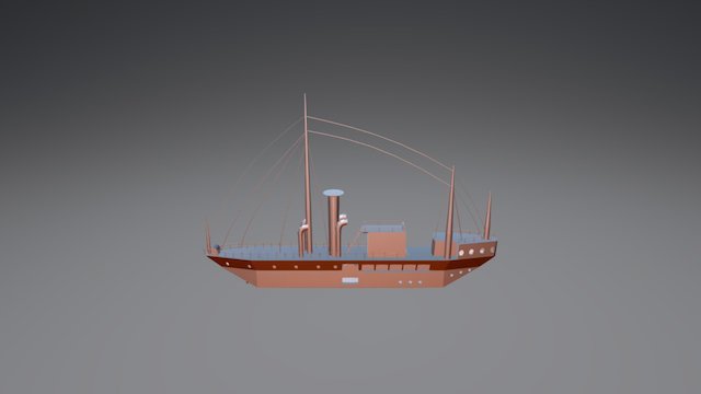 Buque Bae Calderón 3D Model