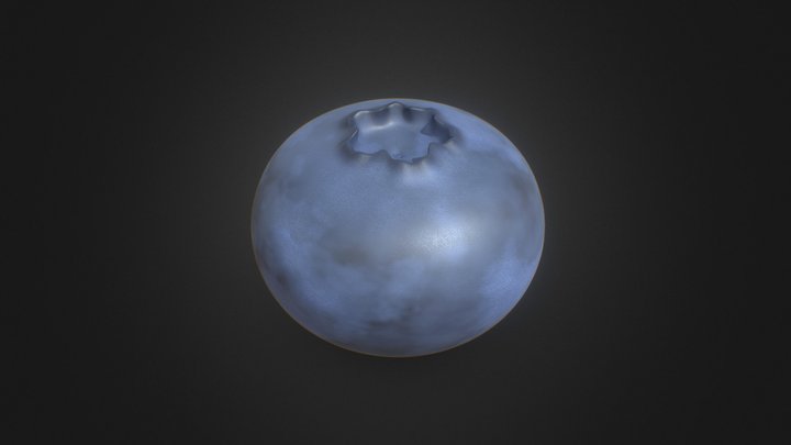 Blueberry 3d 3D Model