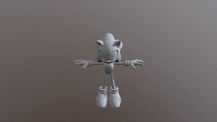 Sonic-generations-sonic-fbx 3D Model