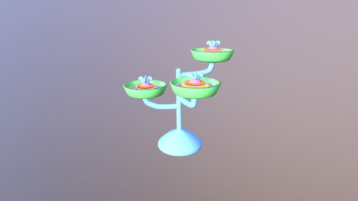 Pie Plant now extinct 3D Model