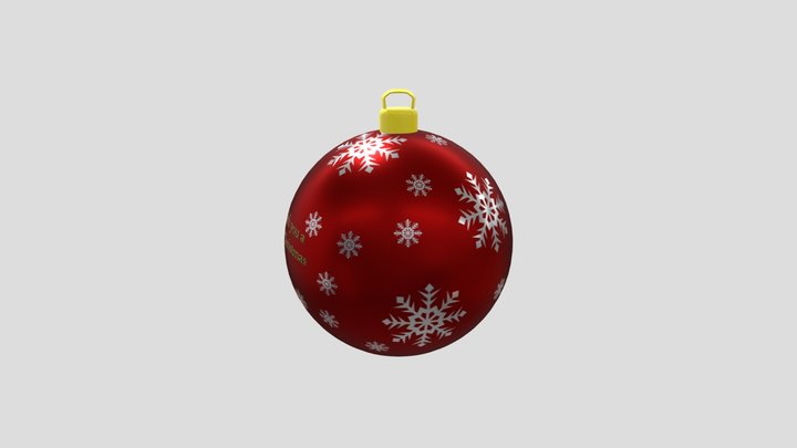 Christmas Ornament 3D Model
