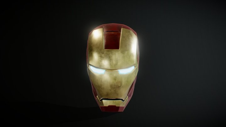 Iron Man Helmet 3D Model