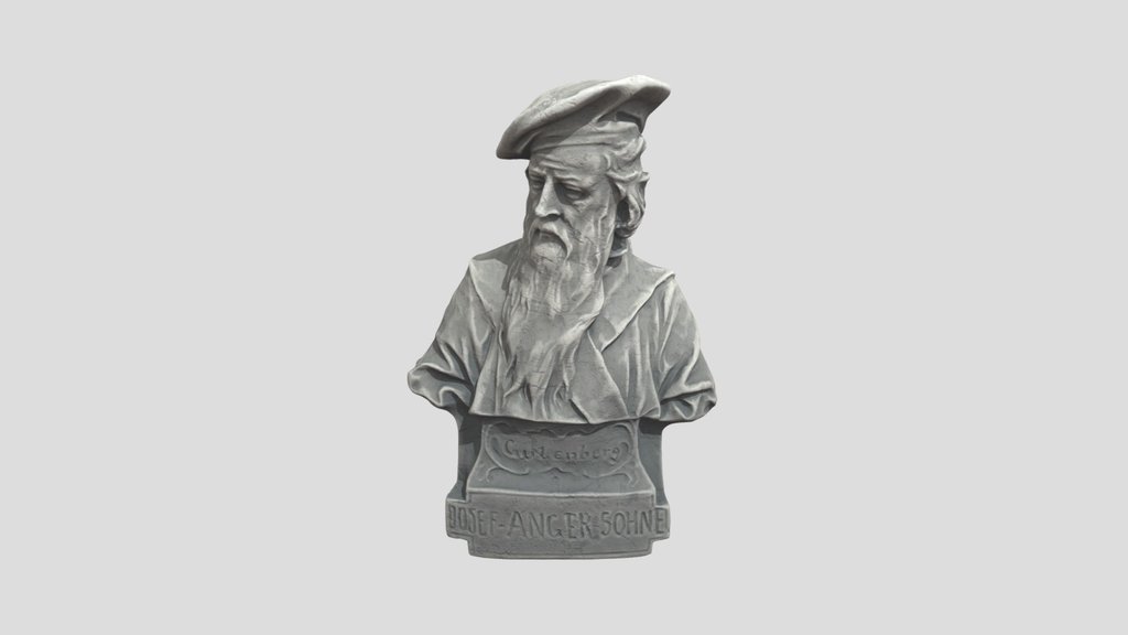 Photoskulptur Gutenberg