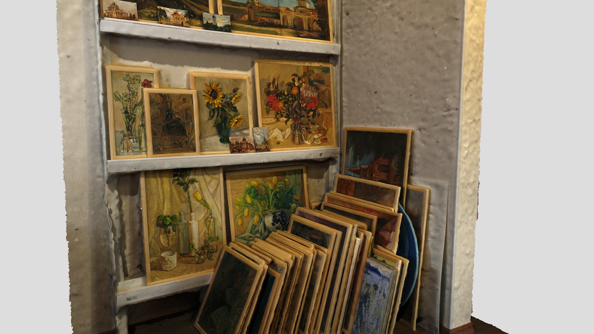 Painters apartment wall