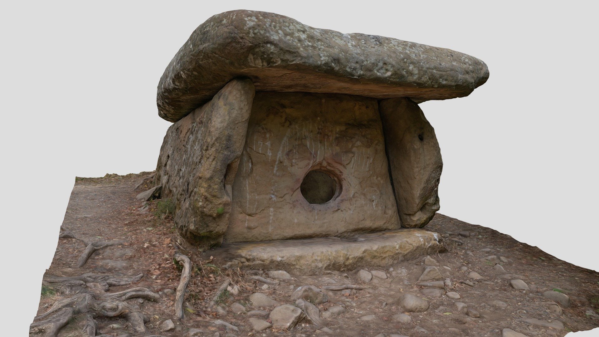 Dolmen on Doguab river / Дольмен на реке Догуаб - Buy Royalty Free 3D ...