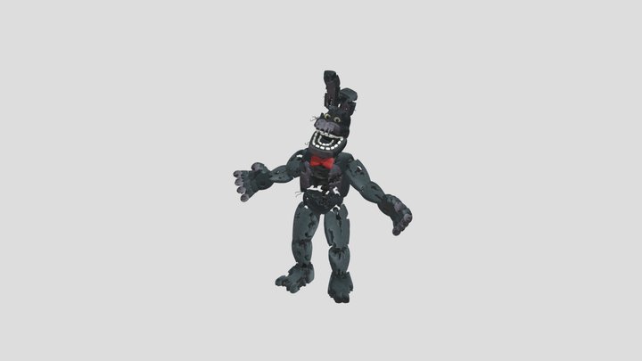 Bonnie V3 Rigged 3D Model