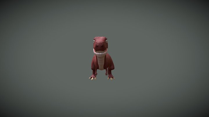 Toony-Rex 3D Model