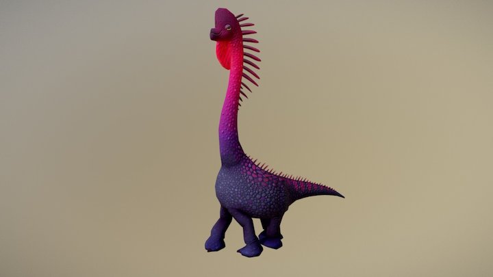 Giraffatitan brancai 3D Model