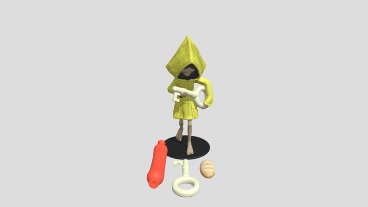 Little Nightmares SIX Fan Art Sculpt 3D Model