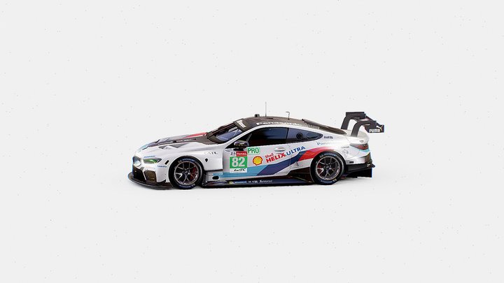 BMW M8 GTE | www.vecarz.com – Modello 3D gratuito STL