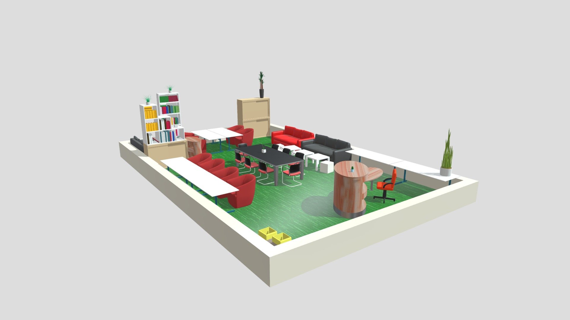 LIA Lernbüroraum — Sketchfab embed 3D viewer