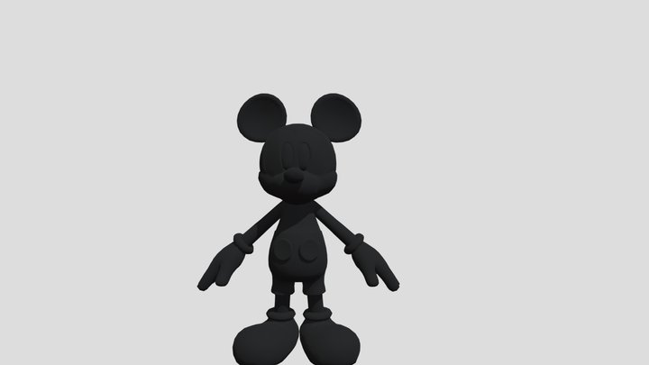 Mickey Mouse 3D Model