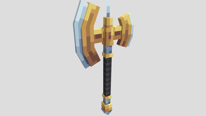 Battle axe 3D Model