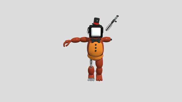 Image To Stl.com_I6nis+golden+toy+freddy – Modello 3D gratuito STL