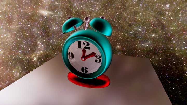 Space Clock 3D Model
